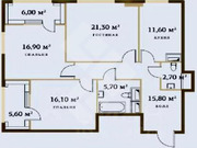 Москва, 2-х комнатная квартира, ул. Сергея Макеева д.9к4, 69500000 руб.