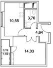 Пироговский, 1-но комнатная квартира, ул. Советская д.7, 3350000 руб.