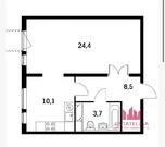 Москва, 1-но комнатная квартира, Боровское ш. д.2Ак1, 18500000 руб.