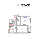 Подольск, 2-х комнатная квартира, ул. Юбилейная д.1к2, 7545000 руб.