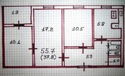 Жуковский, 3-х комнатная квартира, ул. Гагарина д.33, 4100000 руб.