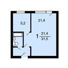 Москва, 1-но комнатная квартира, 7-я Парковая улица д.2к1, 8400000 руб.