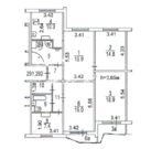 Москва, 5-ти комнатная квартира, ул. Кантемировская д.14 к2, 18490000 руб.