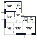 Москва, 3-х комнатная квартира, Пресненский Вал д.27к2 с1, 65000000 руб.