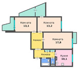 Москва, 3-х комнатная квартира, ул. Липецкая д.7к1, 16700000 руб.