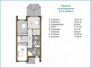 Новый таунхаус 183 кв.м с участком 2,71 соток в кп, 35 км от МКАД, 9000000 руб.