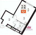 Москва, 1-но комнатная квартира, ул. Академика Волгина д.2, 18000000 руб.