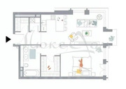Москва, 2-х комнатная квартира, ул. Костикова д.4 корп. 1, 70000000 руб.