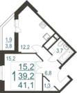 Котельники, 1-но комнатная квартира, Угрешская ул. д.1, 2800000 руб.