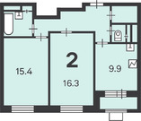 Москва, 2-х комнатная квартира, Щелковское ш. д.71, 18393900 руб.