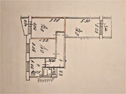 Комната 14,6 кв.м в 3-комнатной квартире, метро "Парк Победы", 2750000 руб.