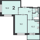 Москва, 2-х комнатная квартира, ул. Речников д.дом 18/20, 18326820 руб.