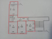 Кубинка, 3-х комнатная квартира, ул. Армейская д.14, 15000000 руб.