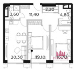 Москва, 2-х комнатная квартира, проспект Генерала Дорохова д.вл1к2, 36000000 руб.