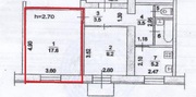 Продается комната в 2-комнатной квартире г.Жуковский, ул.Чкалова, д.53, 950000 руб.