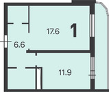 Москва, 1-но комнатная квартира, улица Труда д.9к1, 7080800 руб.