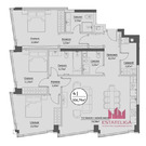 Москва, 3-х комнатная квартира, 1-й Сетуньский проезд д.8, 89000000 руб.