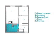 Москва, 1-но комнатная квартира, Кронштадтский б-р. д.6 к2, 10500000 руб.