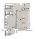 Дедовск, 1-но комнатная квартира, ул. Главная 1-я д.1, 4290000 руб.