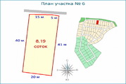 Участок 8,19 соток в новом охраняемом кп рядом с лесом, 33 км от МКАД, 1146600 руб.