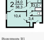 Москва, 2-х комнатная квартира, ул. Красного Маяка д.7к2, 9499000 руб.