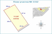 Участок у леса 12 соток для ИЖС рядом с Истринским вдхр. 48 км от мка, 1250000 руб.