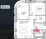 Москва, 2-х комнатная квартира, ул. Дубининская д.59к7, 33000000 руб.