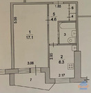 Жуковский, 1-но комнатная квартира, улица Менделеева, д. 15 д., 4490000 руб.