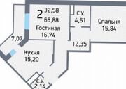 Чехов, 2-х комнатная квартира, ул. Молодежная д.6 а, 5000000 руб.