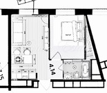 Москва, 1-но комнатная квартира, ул. Петра Алексеева д.14 корп. 5, 17990000 руб.