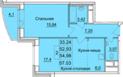 Воскресенское, 2-х комнатная квартира,  д.40 к1, 4350000 руб.