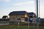Новый дом из бревна в 5 км от г. Можайск, 88 км от МКАД, Минское ш, 2300000 руб.