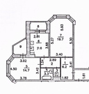 Подольск, 2-х комнатная квартира, ул. Школьная д.35А, 4600000 руб.