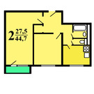 Москва, 2-х комнатная квартира, Щелковское шоссе д.85к1, 10200000 руб.
