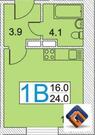 Красноармейск, 1-но комнатная квартира, ул. Морозова д.23А, 1100000 руб.