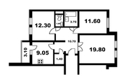 Москва, 3-х комнатная квартира, ул. Изюмская д.53 к1, 8400000 руб.