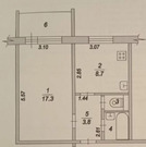 Раменское, 1-но комнатная квартира, ул. Чугунова д.д.30, 2500000 руб.