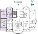 Железнодорожный, 2-х комнатная квартира, ул. Андрея Белого д.дом 4, 4950380 руб.