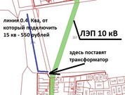 Участки в 35 км от МКАД, прописка, коммуникации, не кп, 450000 руб.