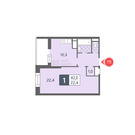 Москва, 1-но комнатная квартира, Волгоградский проспект, дом 103А д., 11147640 руб.