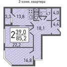 Люберцы, 2-х комнатная квартира, ул. Преображенская д.дом 4, 6858500 руб.