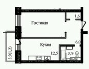 Звенигород, 1-но комнатная квартира, Ветеранов проезд д.10 к3, 2500000 руб.