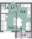 Москва, 1-но комнатная квартира, Юлиана Семенова д.8к2, 11000000 руб.