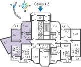 Красногорск, 2-х комнатная квартира, Красногорский бульвар д.дом 26, 8475820 руб.