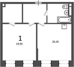 Москва, 1-но комнатная квартира, улица Светланова д.11к2, 21593780 руб.