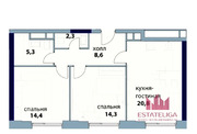 Москва, 2-х комнатная квартира, улица Янковского д.1к2, 29000000 руб.