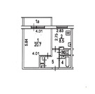 Москва, 1-но комнатная квартира, Россошанский проезд д.4к2, 9300000 руб.