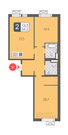 Москва, 2-х комнатная квартира, ул. Салтыковская д.дом 6/2, корпус 4, 11032000 руб.