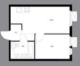 Москва, 1-но комнатная квартира, Проектируемый проезд 990 д.1, 9500000 руб.