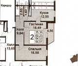 Малые Вяземы, 2-х комнатная квартира, - д.4, 6750000 руб.